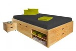 Dřevěné postele s úložným prostorem jako skvělá volba do každé ložnice